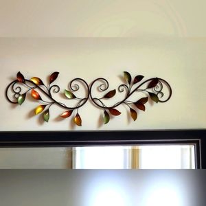 Kirkland metal leaf wall hanging 39.5" by 11.5"